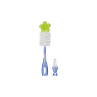 Ёршик 2 в 1 для бутылочек и сосок DOUBLE CLEAN, Happy Baby, лайм