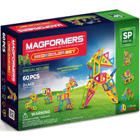 Магнитный конструктор "Neon color set 60", MAGFORMERS