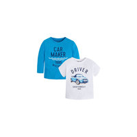 Комплект для мальчика: футболка с длинным рукавом и футболка для мальчика Mayoral