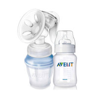 Молокоотсос ручной AVENT Comfort SCF330/12 + Бутылочка для кормления, 260 мл