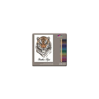 Набор цветных карандашей "Тигр", 24 шт. Феникс+