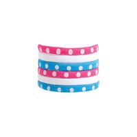 Резинка для волос, 6 шт. Button Blue