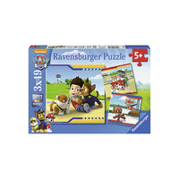 Набор пазлов "Щенячий патруль: меховые герои", 3х49 детали, Ravensburger