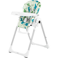 Стульчик для кормления Prima Pappa Zero-3, Peg-Perego, Dino Park Bianco светлый с динозавриками