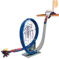 Трэк Мертвая петля + 1 авто 7,5 см, Человек-Паук Dickie