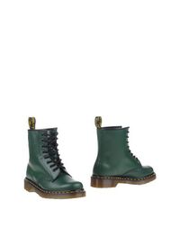 Зеленые Полусапоги и высокие ботинки DR. Martens