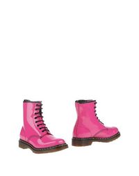 Розовые Полусапоги и высокие ботинки DR. Martens