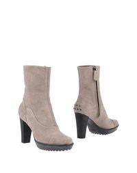 Серые Полусапоги и высокие ботинки Tod's