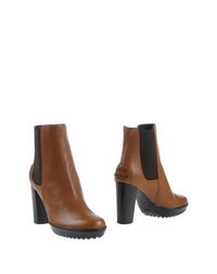 Коричневые Полусапоги и высокие ботинки Tod's