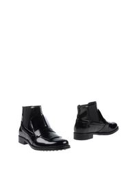 Черные Полусапоги и высокие ботинки Tod's