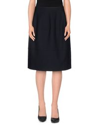 Юбка до колена JIL Sander Navy