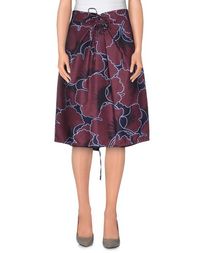 Юбка до колена JIL Sander Navy