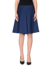 Юбка до колена JIL Sander Navy