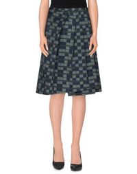 Юбка до колена JIL Sander Navy