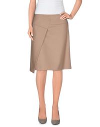 Юбка до колена JIL Sander Navy