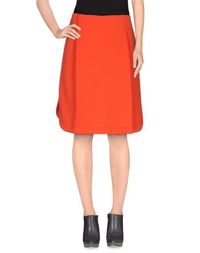 Юбка до колена JIL Sander Navy