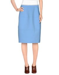 Юбка до колена JIL Sander Navy