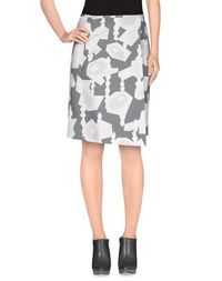 Юбка до колена JIL Sander Navy
