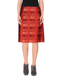 Юбка до колена JIL Sander Navy