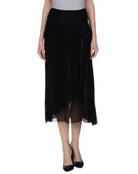 Юбка длиной 3/4 Silk AND Soie