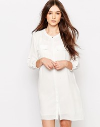 Удлиненная рубашка Vero Moda - Белый