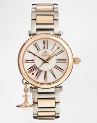 Двухцветные часы с цифрами Vivienne Westwood VV006PRSSL - Цветной