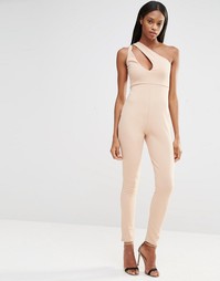 Комбинезон на одно плечо Missguided - Телесный