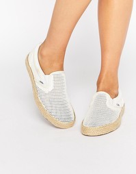 Сетчатые кроссовки‑эспадрильи Vans - Классический белый