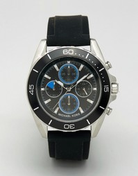 Черные часы с хронографом Michael Kors Jetmaster MK8485 - Черный