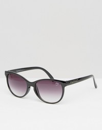 Черные солнцезащитные очки в стиле 70‑х Ruby Rocks - Черный