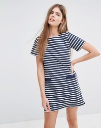 Платье-футболка в полоску Jack Wills - Темно-синие и белые полосы