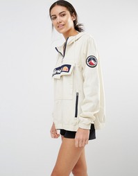 Куртка-пуловер с капюшоном и логотипом спереди Ellesse - Серая устрица
