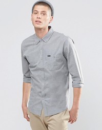 Brixton Shirt With Front Pocket In Regular Fit - Серый