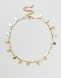 Ожерелье-чокер с дисками Glamorous - Золотой