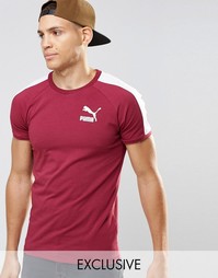 Футболка в стиле ретро Puma эксклюзивно для ASOS - Красный