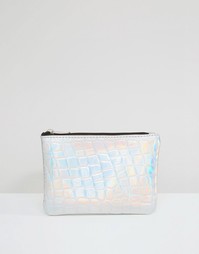 Фактурный кошелек на молнии сверху ASOS - Hologram
