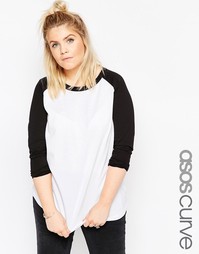 Топ с рукавами реглан ASOS CURVE