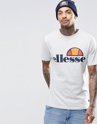 Футболка с крупным логотипом Ellesse - Oatmeal