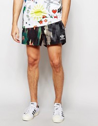 Шорты Аdidas Originals X Pharrell Doodle AO2996 - Черный