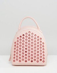 Рюкзак с заклепками ASOS - Розовый