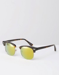Солнцезащитные очки в черепаховой оправе в стиле ретро Abercrombie &amp; F