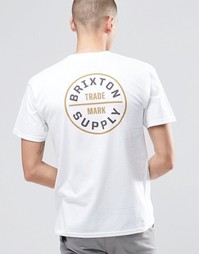 Футболка с логотипом сзади Brixton - Белый