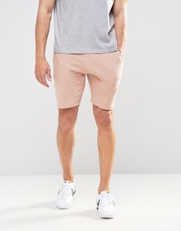 Супероблегающие трикотажные шорты ASOS - Коричнево-красная роза