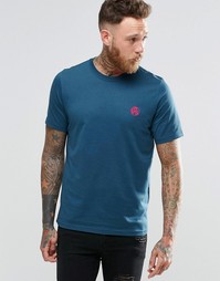 Синяя футболка классического кроя с логотипом PS Paul Smith