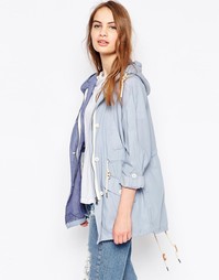 Парка из шамбре Parka London - Светло-голубой