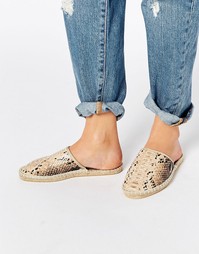 Сабо-эспадрильи ASOS JONAS - Snake