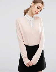 Кружевной воротник ASOS - Кремовый