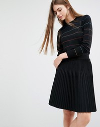 Трикотажный джемпер в полоску PS by Paul Smith - Черный