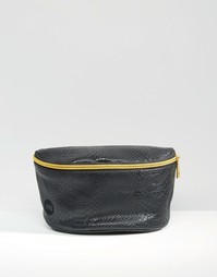 Черная сумка-кошелек на пояс из искусственной кожи Mi-Pac - Черный
