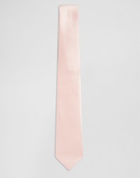 Розовый галстук ASOS WEDDING - Розовый